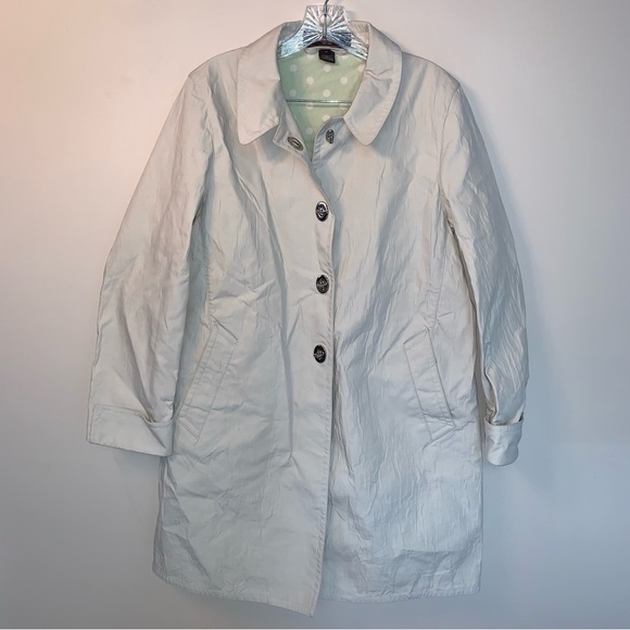 Coach Jackets & Blazers - Coach White Trench Coat Classic Lightweight Design 14